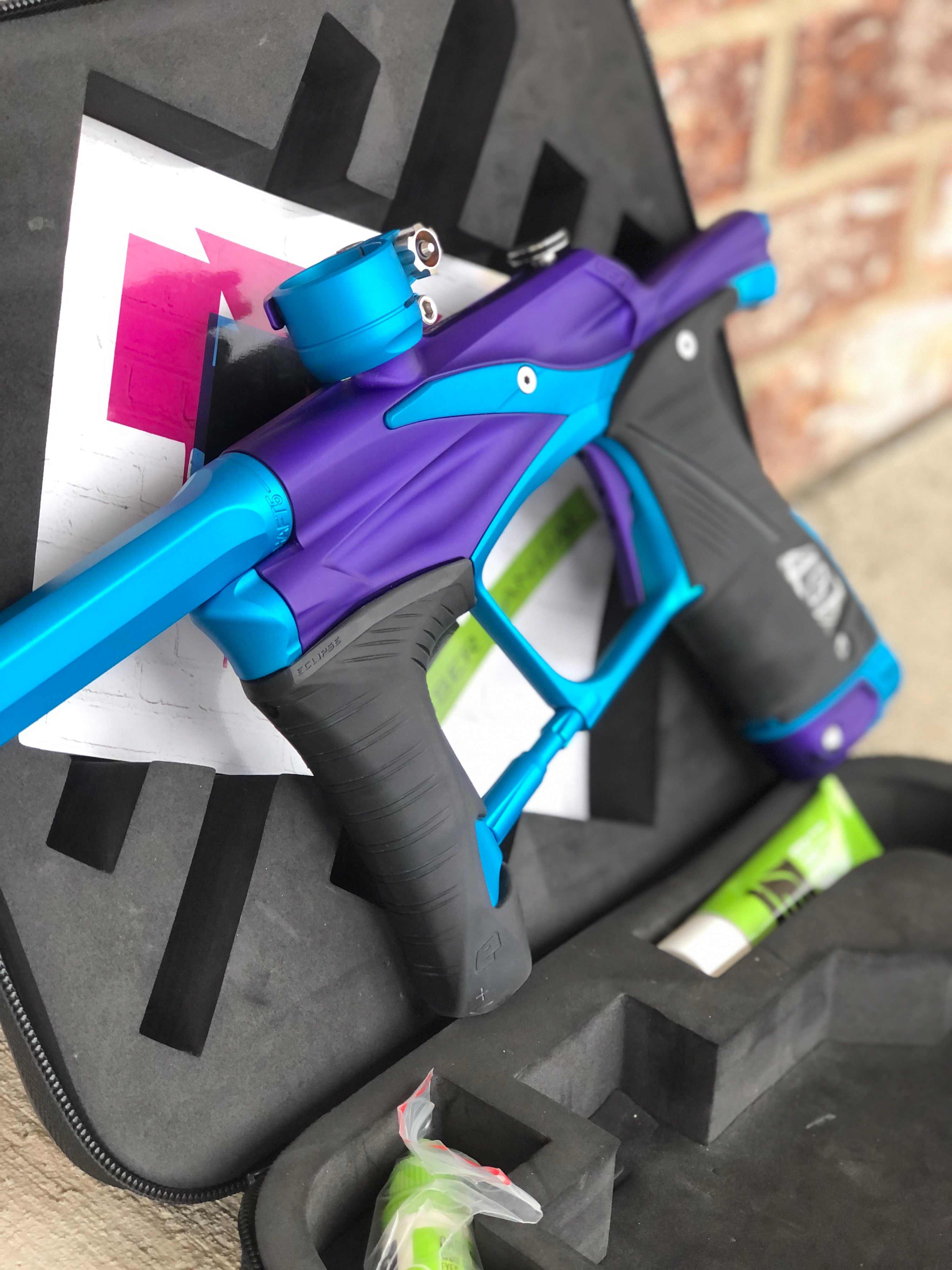 Used Planet Eclipse Lv1.5 Paintball Gun - Dust Purple/Teal