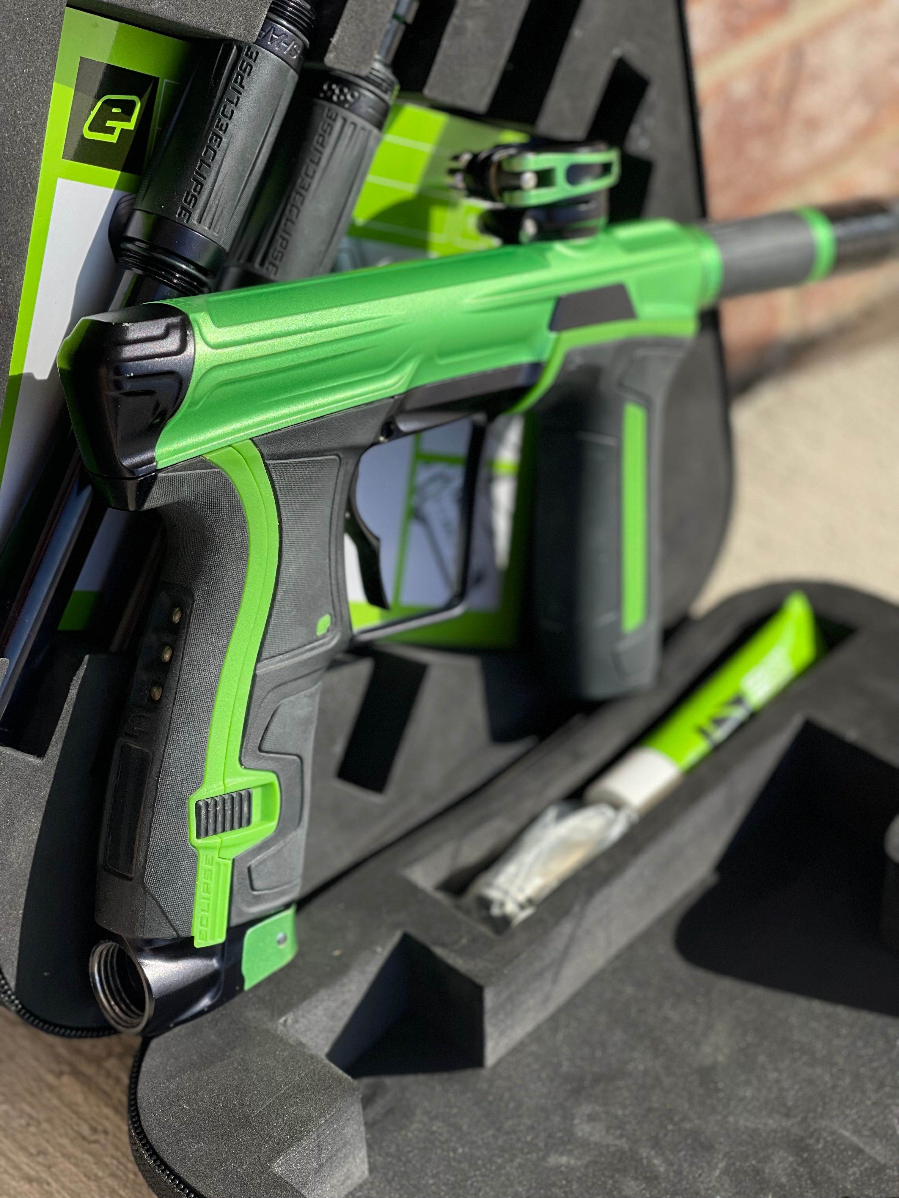 Used Planet Eclipse CS2 Paintball Gun - Kryptonite w/ Infamous Deuce Trigger