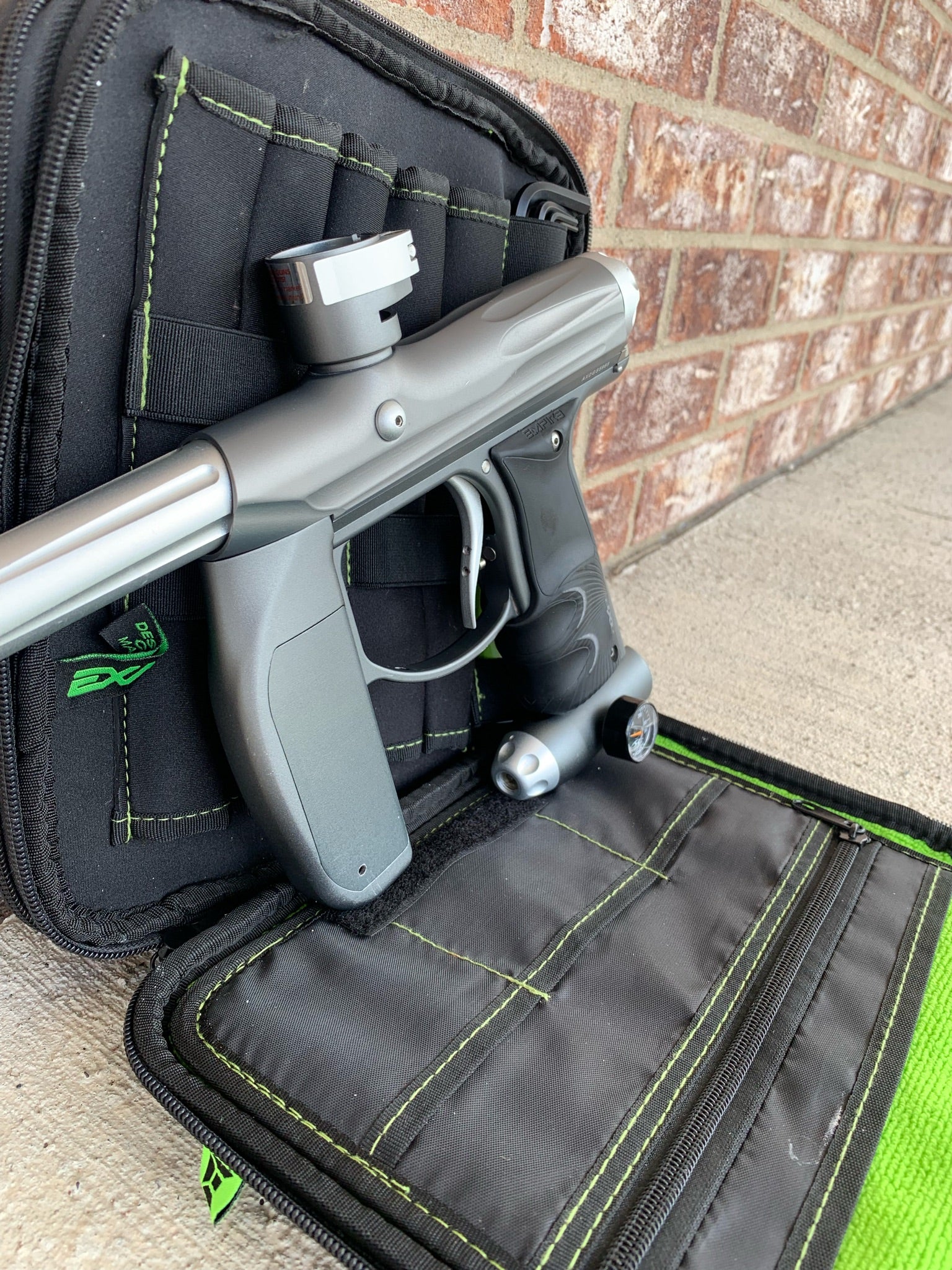Used Empire Axe Paintball Gun - Pewter/Silver