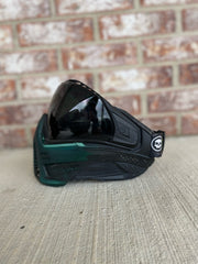 Used Push Unite Paintball Mask - Black/Green with Hard Case