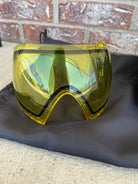 Used Dye I5 Paintball Goggle - Black w/Grey accents - Soft Goggle Bag - 2 Lenses