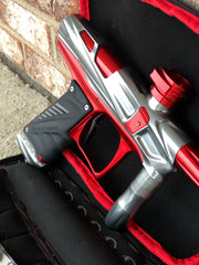 Used Bob Long V-com Paintball Gun - Polished Grey/Red