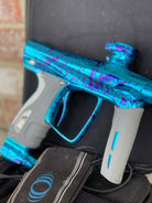 Used Shocker RSX Paintball Marker- Blue Splash