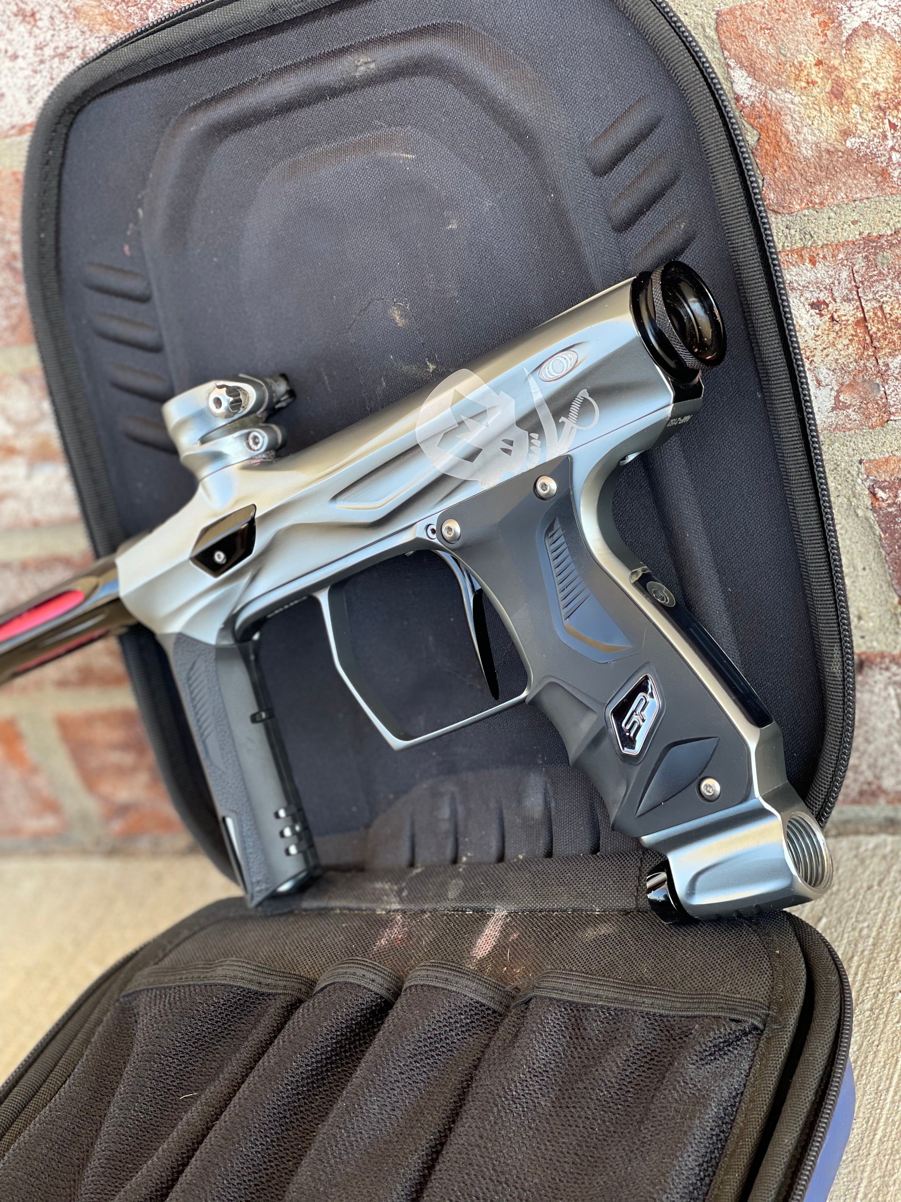 Used Shocker Amp Paintball Gun - LE Pewter Mutiny (Laser Engraved)