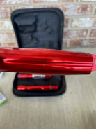 Used Dye DM15 Paintball Marker - Gloss Red w/ 2 UL Backs, Lockdown 2 Feedneck, SLAP ASA, Deuce Trigger