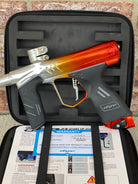 Used Dye DSR+ Paintball Gun - Polished Orange/Silver Fade