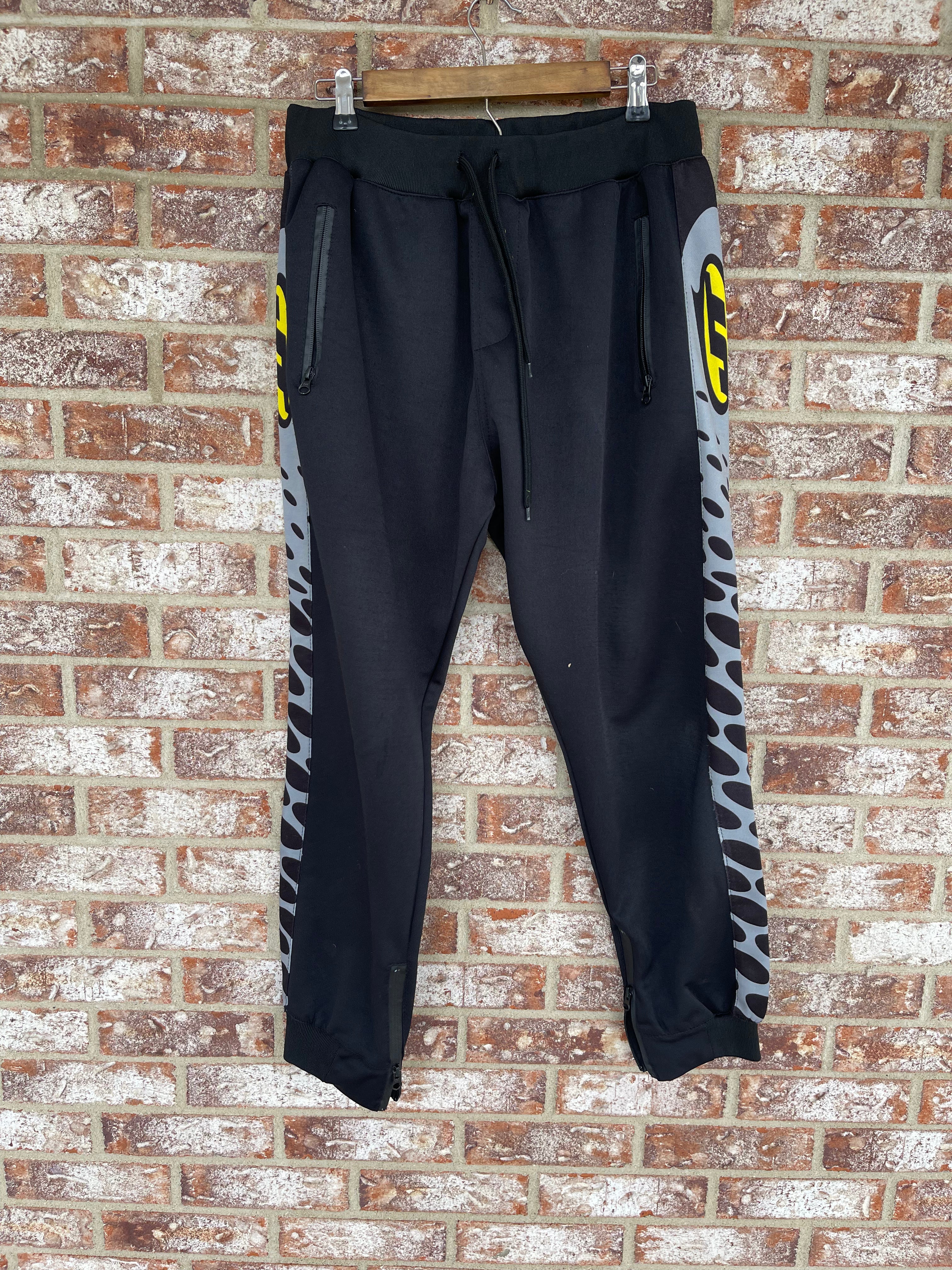 Used JT Jogger Paintball Pants- Black/Grey- Large