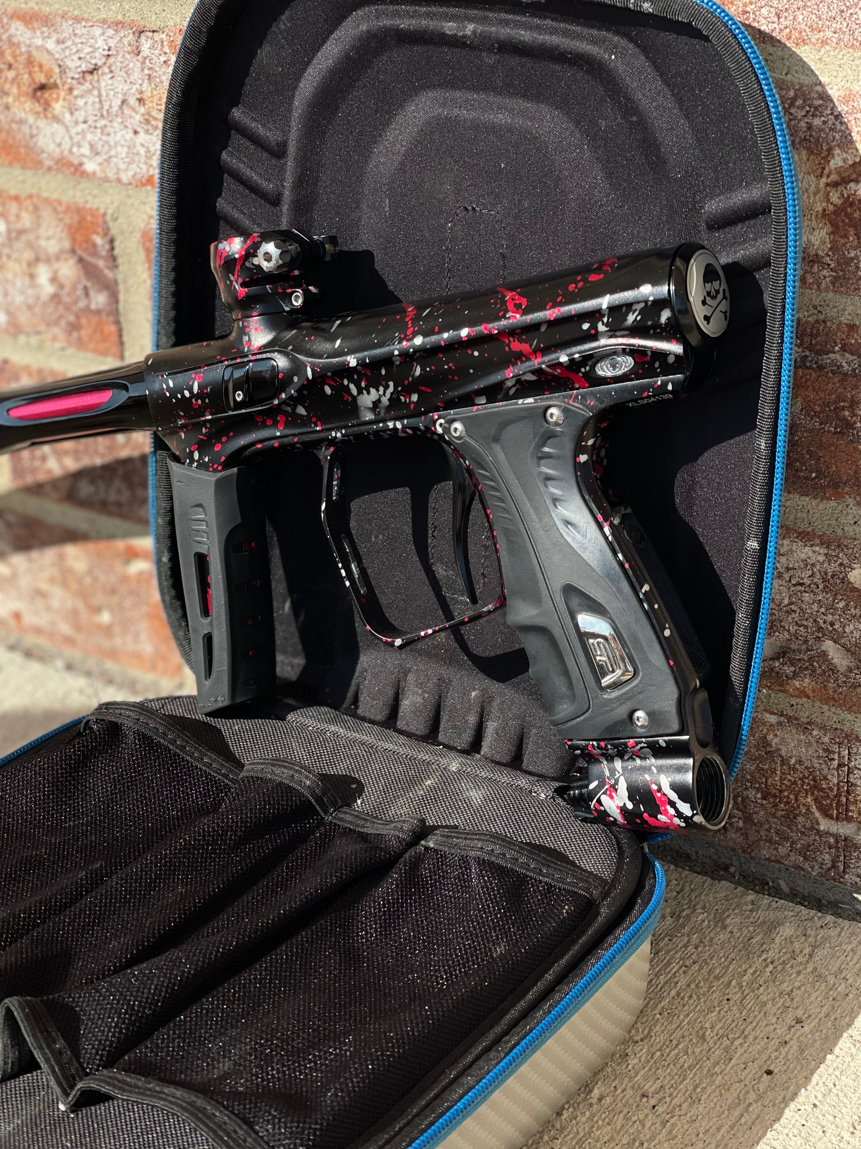 Used Shocker XLS Paintball Gun - Punishers Edition #27