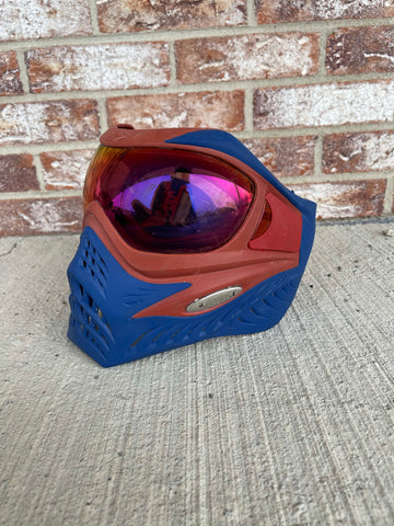 Used V-Force Grill Paintball Mask - Blue / Red