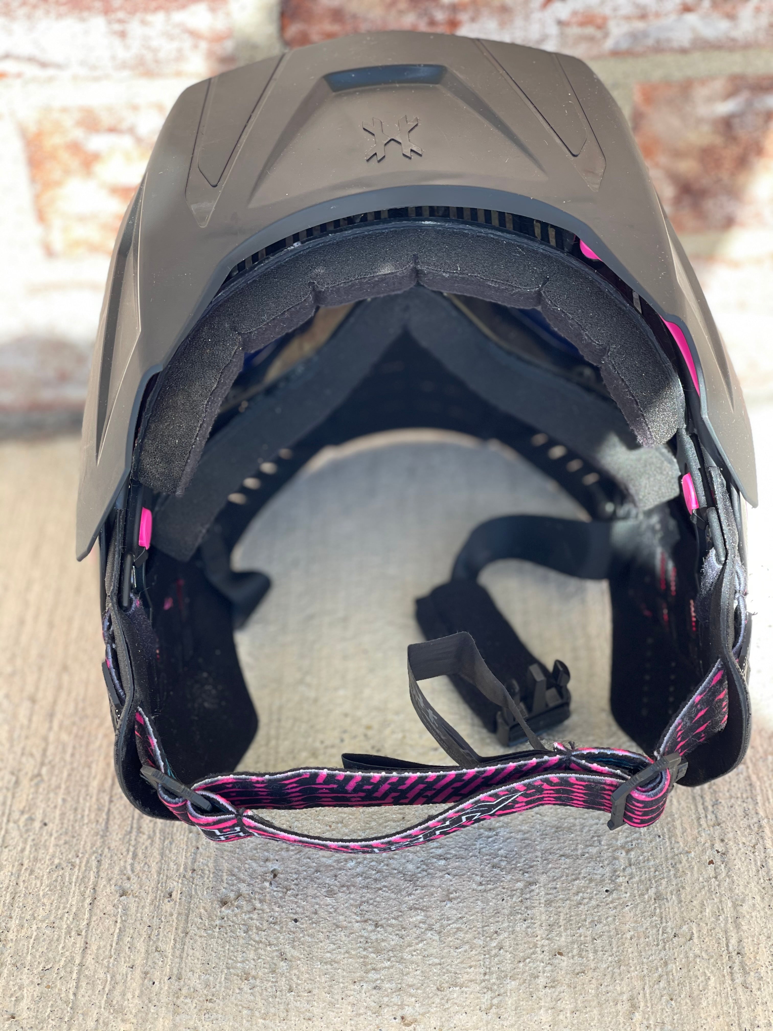 Used HK Army KLR Goggle - Black/Pink with Visor w/ 3 additional Lenses