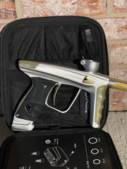 Used DLX Luxe X Paintball Gun - Dust White/Polished Gold