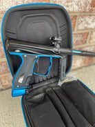 Used Shocker XLS Paintball Gun - Dust Black w/ Blue Trigger Frame