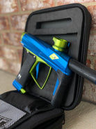 Used MacDev Clone 5 Infinity Paintball Gun - Aqua/Lime