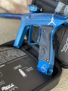 Used DLX Luxe TM40 Paintball Gun - Blue Custom Laser Engraving