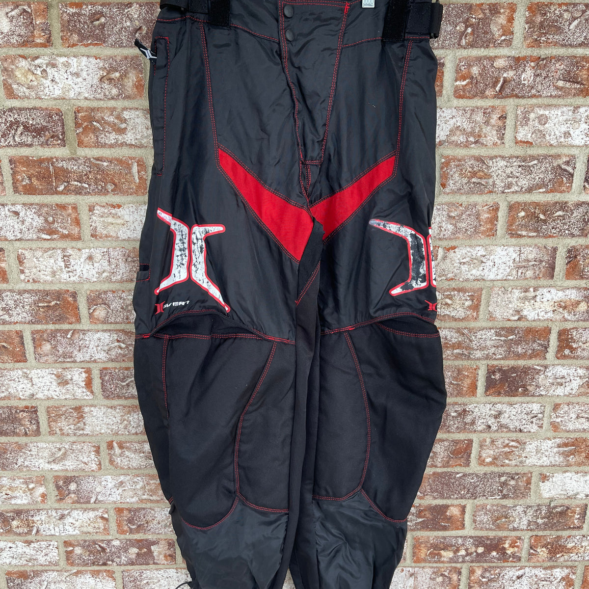 Used Invert Paintball Pants - Black/Red - Medium (30-36)