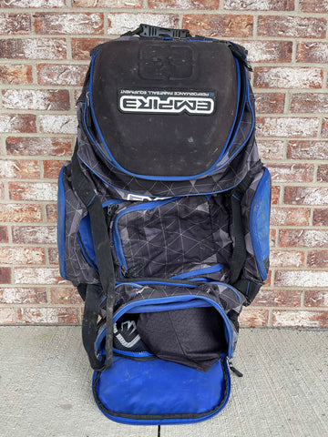 Used Empire Paintball Rolling Gear Bag - Blue / Black