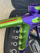 Used DLX Luxe X Paintball Gun - Dust Purple / Polished Green