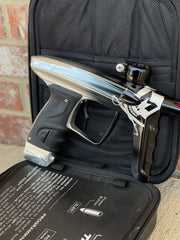 Used DLX Luxe TM40 Paintball Gun - LE Mutiny Gloss Silver/Black Fade