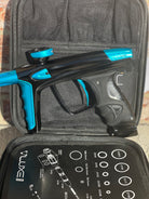 Used DLX Luxe Ice Paintball Gun - Polished Black / Dust Teal