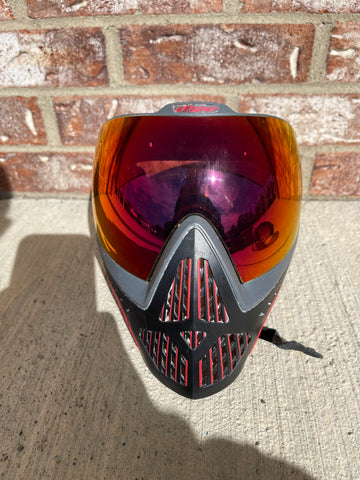 Used Dye i5 Paintball Goggle - Black/Red