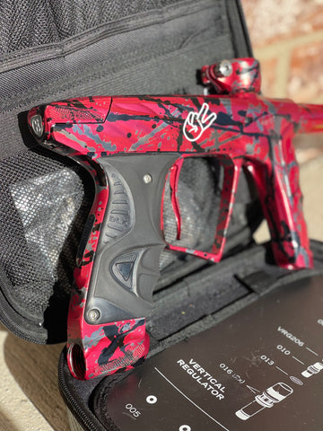 Used DLX HK Army A51 Luxe X Paintball Gun - Red Splash