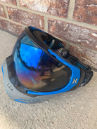 Used HK Army KLR Paintball Mask- Blue/Grey