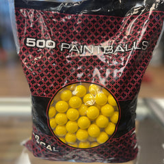 Empire Heat Paintballs - Yellow Shell / Yellow Fill - 2000 Count