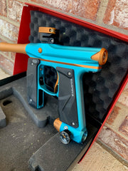 Used Empire Mini GS Paintball Gun - Dust Aqua/Orange