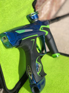 Used Dye DM14 Paintball Marker - Blue/Lime