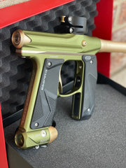 Used Empire Mini GS Paintball Gun - Olive/Gold