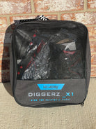 Used HK Army Diggerz_X1 High Top Paintball Cleat - Black/Red - Size 10