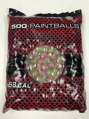 Empire Formula 13 Paintballs - 2000 Paintballs - Burgundy/Olive Shell - Orange Fill