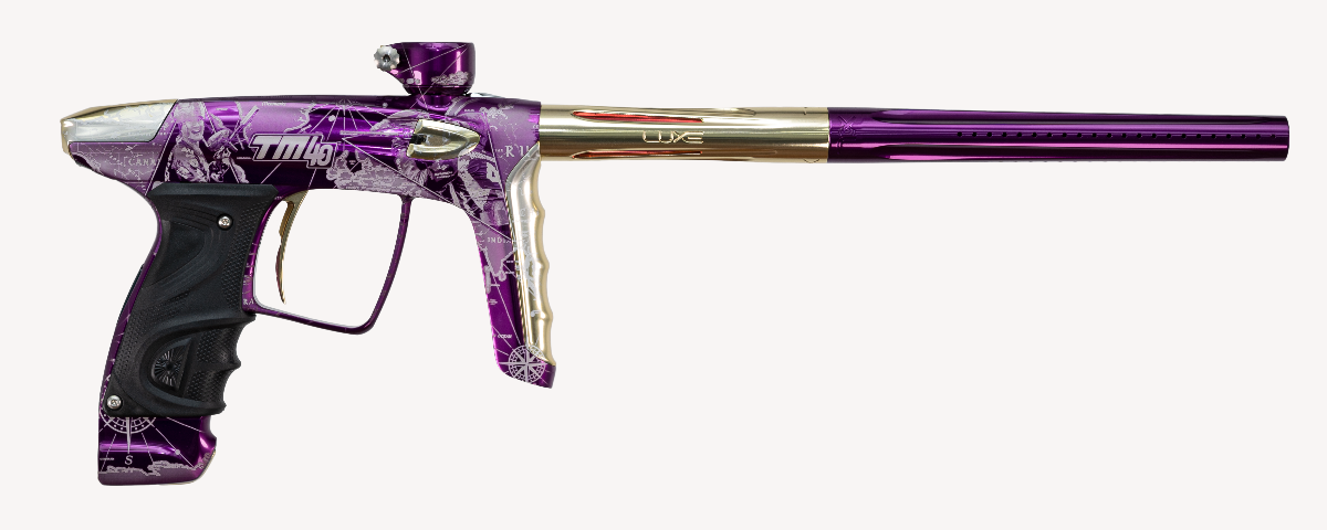 DLX Luxe TM40 Paintball Gun - LE Commemorative Edition Purple/Gold MISPRINT