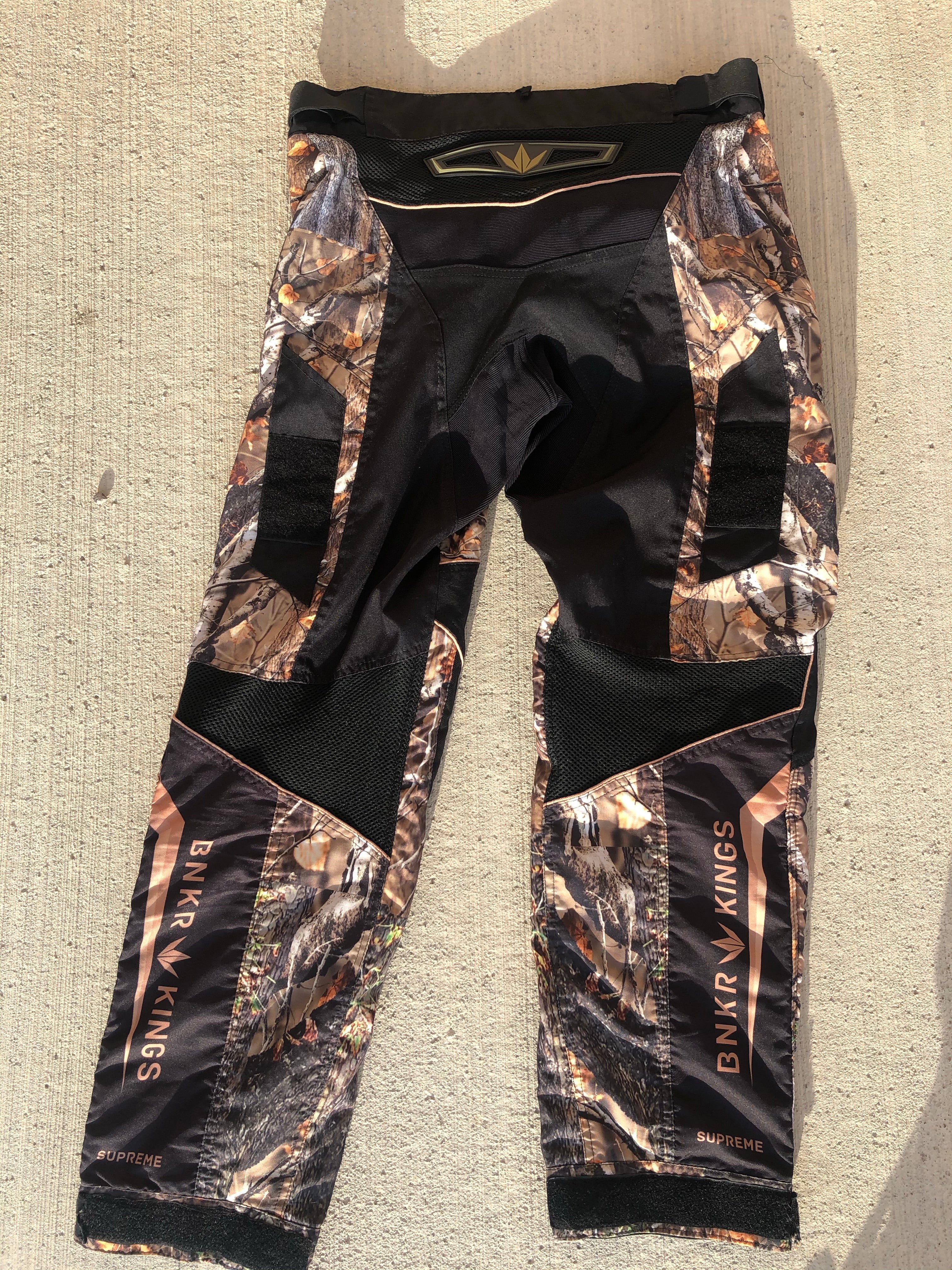 Used Bunker Kings Supreme Paintball Pants - Sherwood Camo - Size XL