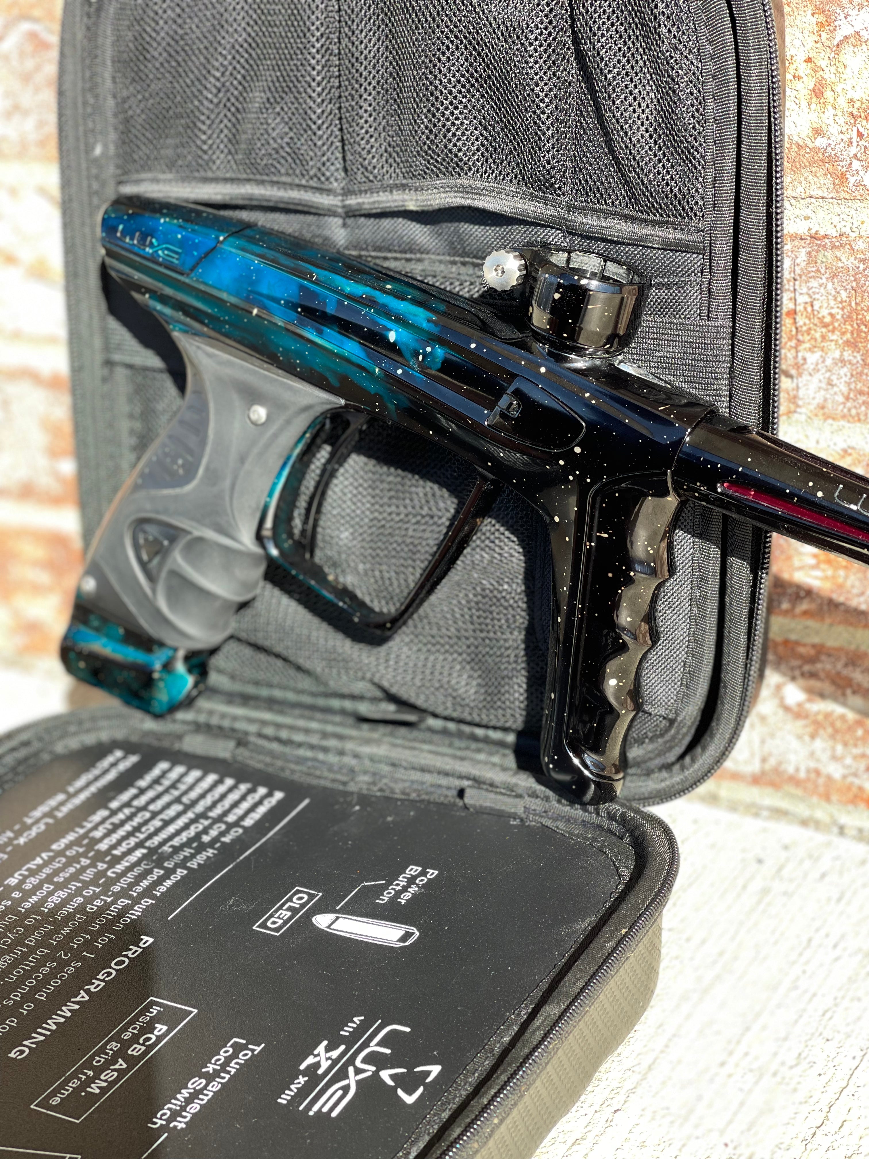 Used DLX Luxe X Paintball Gun - LE Gloss Galaxy Fade