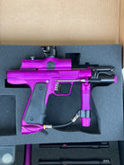 Used Empire Resurrection Autococker Paintball Marker- Purple w/ Matching Full Empire Barrel Kit