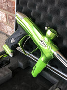 Used DLX Luxe 1.5 Paintball Gun - Gloss Lime/Pewter with 2.0 Core