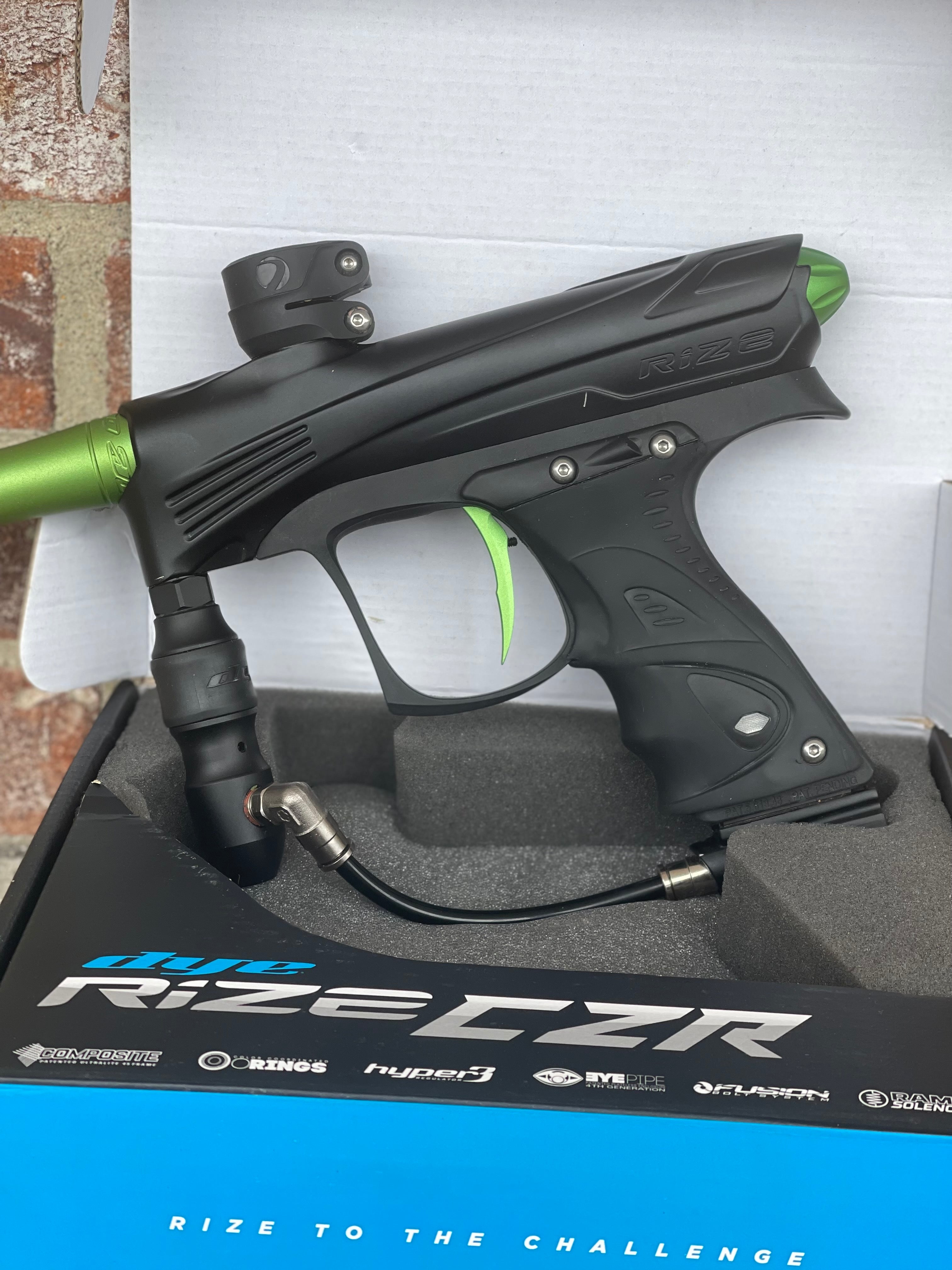 Used Dye CZR Paintball Marker- Black/Green
