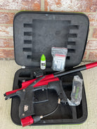 Used Planet Eclipse Etek5 Paintball Marker- Dust Red / Dust Black *Non-OLED*