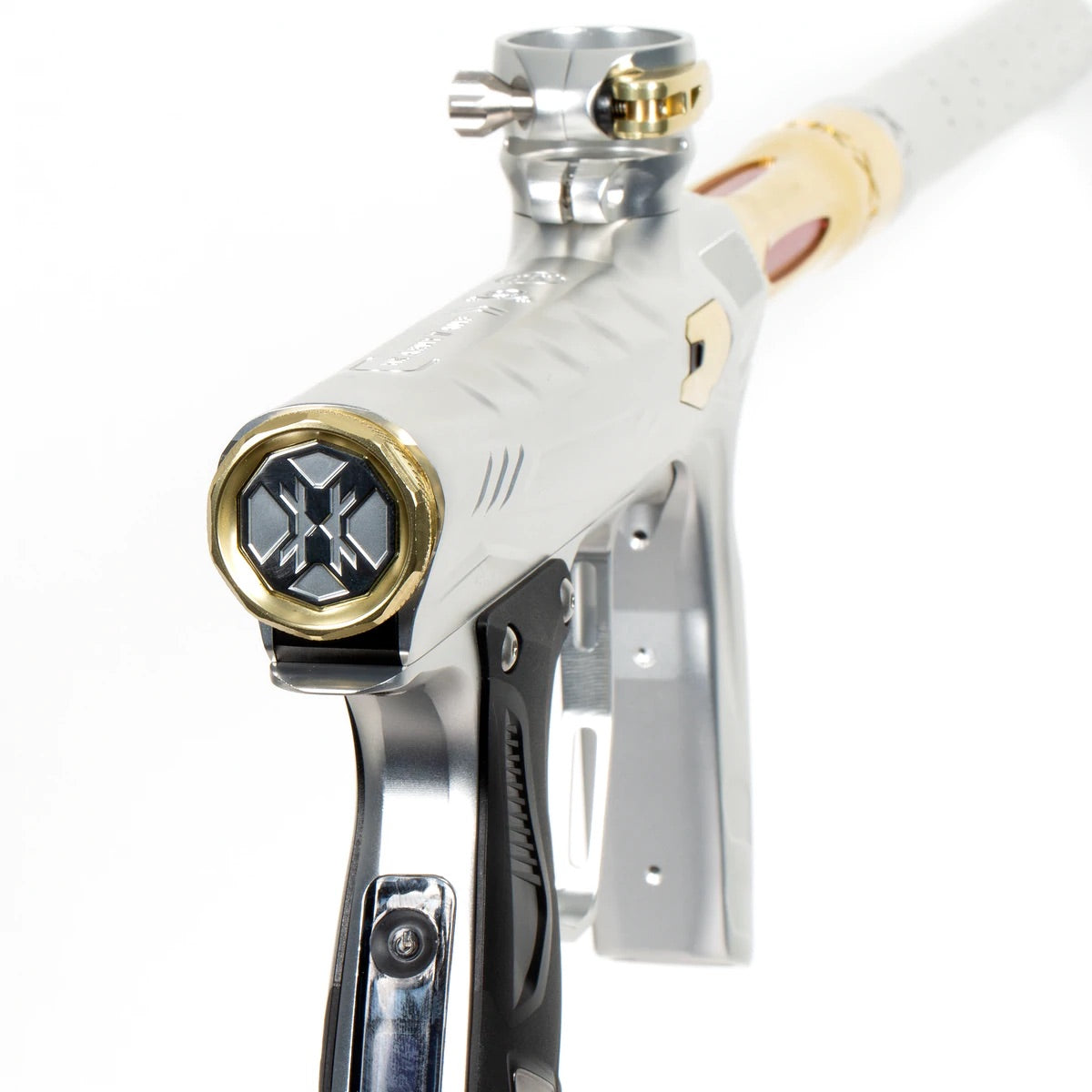 HK Army Shocker AMP Paintball Gun - Silver/Gold