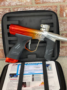 Used Dye DSR+ Paintball Gun - Polished Orange/Silver Fade