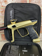 Used DLX Luxe X Paintball Gun - Dust Gold / Polished Black