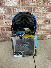 Used HK Army KLR Paintball Mask - Dynasty (Black with Blue Accents)