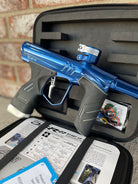 Used Dye DSR+ Paintball Gun - Polished Blue / Dust Silver