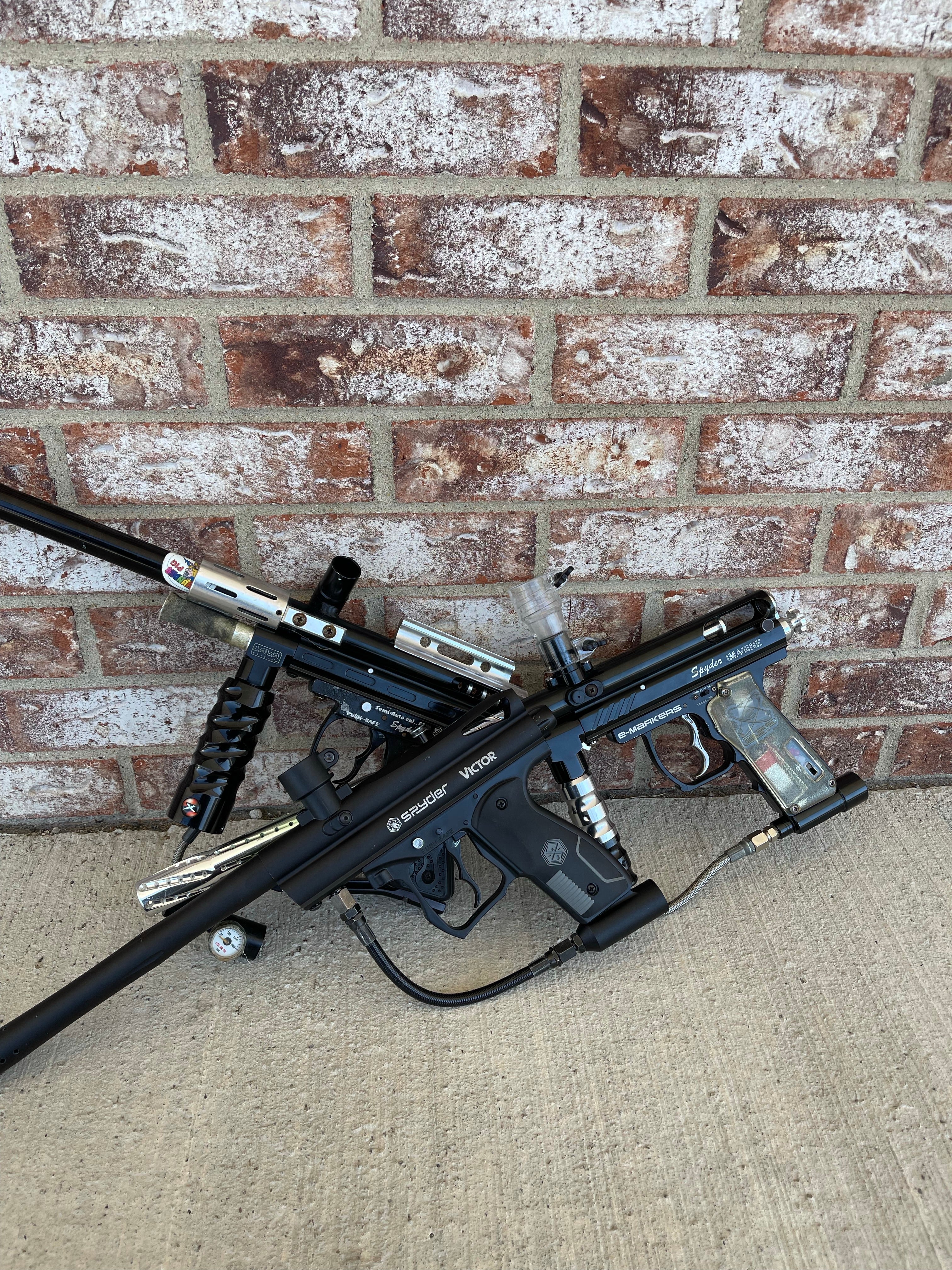 Used Spyder Paintball Gun - Lot of 3