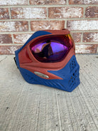 Used V-Force Grill Paintball Mask - Blue / Red