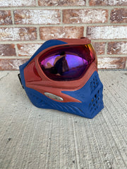 Used V-Force Grill Paintball Mask - Blue / Red