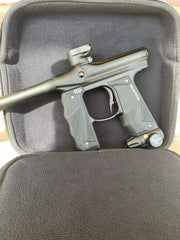 Used Empire Mini GS Paintball Gun - Black w/ 2 Piece Barrel & HK Army Exo 2.0 Marker Case
