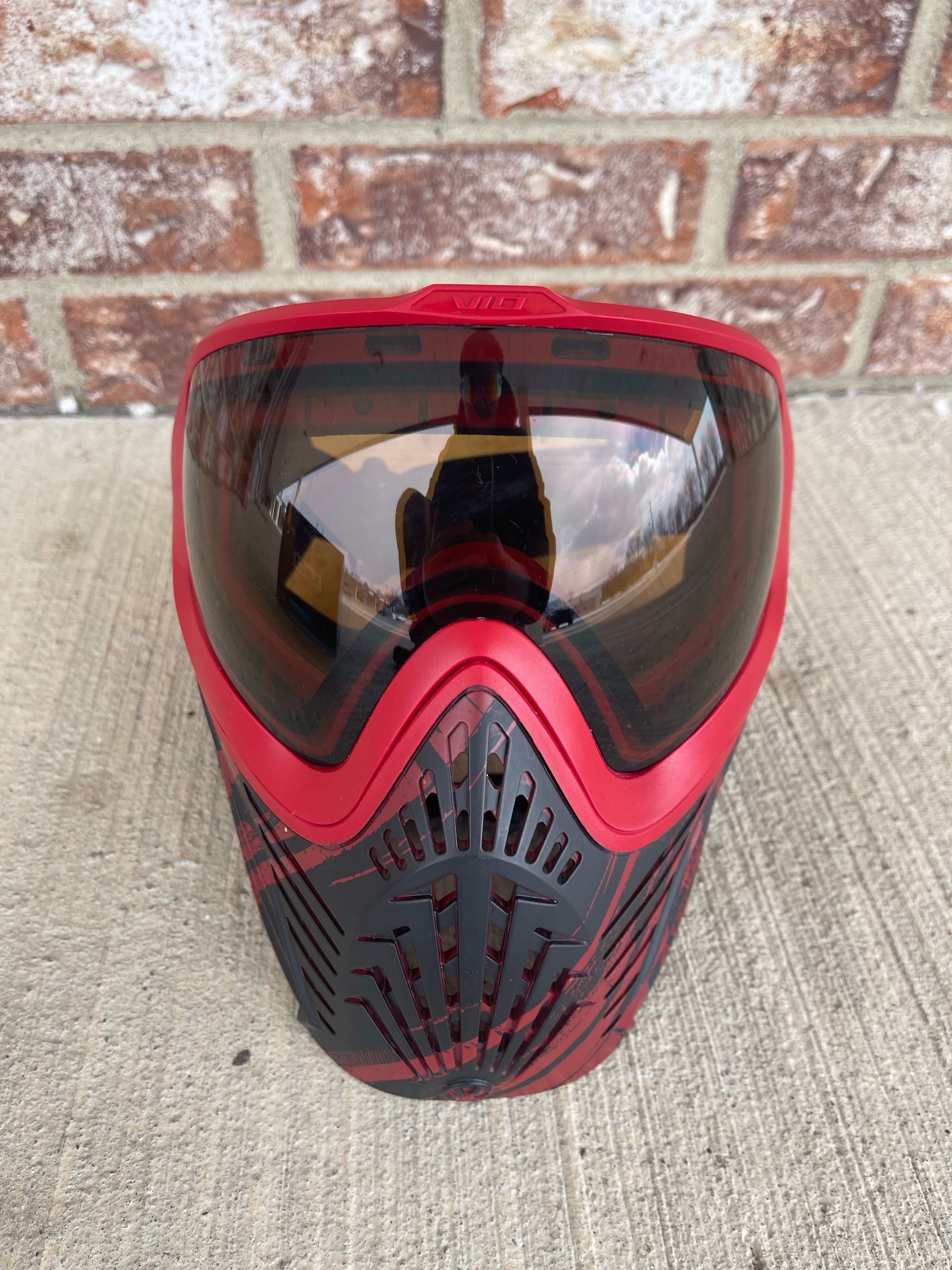 Used Virtue XS Paintball Mask - Graphic Red