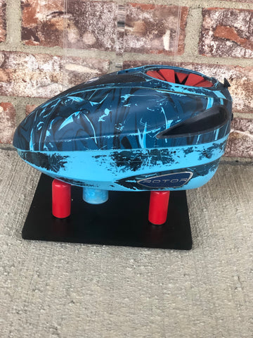 Used Dye Rotor Paintball Loader- Blue
